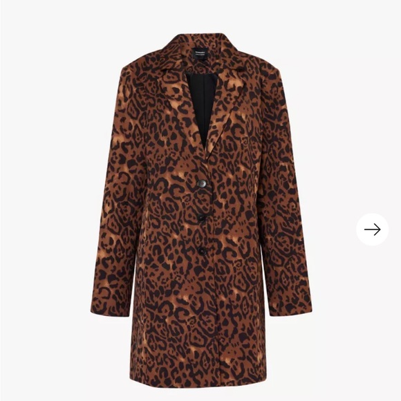 Reformation x Laura Harrier Leopard Relaxed Blazer size XS perfect condition. - Picture 4 of 4